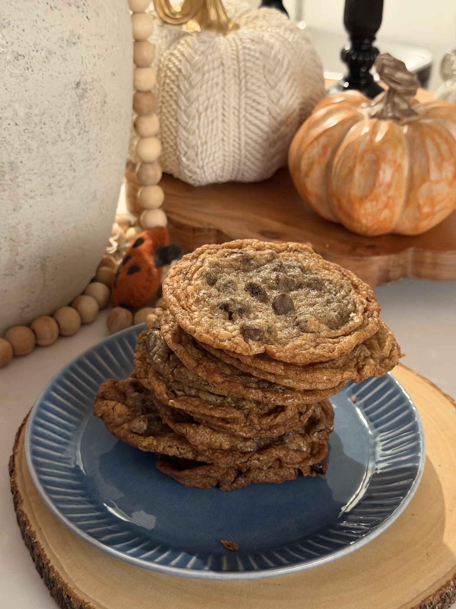 Brown Butter Banana Chocolate Chip Cookies